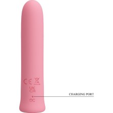 PRETTY LOVE - CURTIS MINI SUPER POWER VIBRATOR 12 ROSA SILIKONVIBRATIONEN