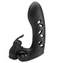 PRETTY LOVE - CAPA DE DEDO VIBRADOR DE COELHO PRETO VANCE