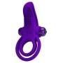 PRETTY LOVE - PURPLE VIBRATING PENIS RING