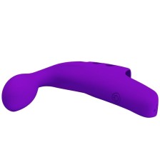 PRETTY LOVE - GORGON PURPLE RECHARGEABLE FINGER VIBRATOR