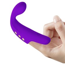 PRETTY LOVE - VIBRADOR DE DEDO RECARREGVEL GORGON ROXO