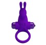 PRETTY LOVE - VIBRATORRING I KANINCHEN FÜR LILA PENIS