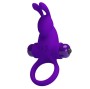 PRETTY LOVE - ANELLO VIBRATORE I CONIGLIO PER PENE VIOLA
