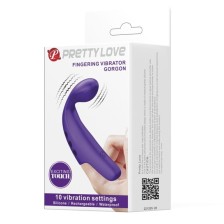 PRETTY LOVE - VIBRATEUR DOIGT RECHARGEABLE GORGON VIOLET