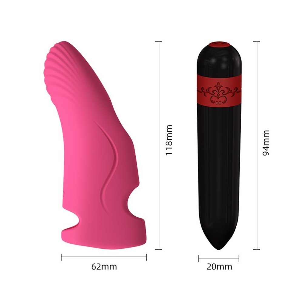 ARMONY - AURORA VIBRADOR DEDO FÚCSIA