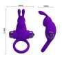 PRETTY LOVE - VIBRATORRING I KANINCHEN FÜR LILA PENIS