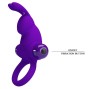PRETTY LOVE - ANNEAU VIBRATEUR I RABBIT POUR PÉNIS VIOLET