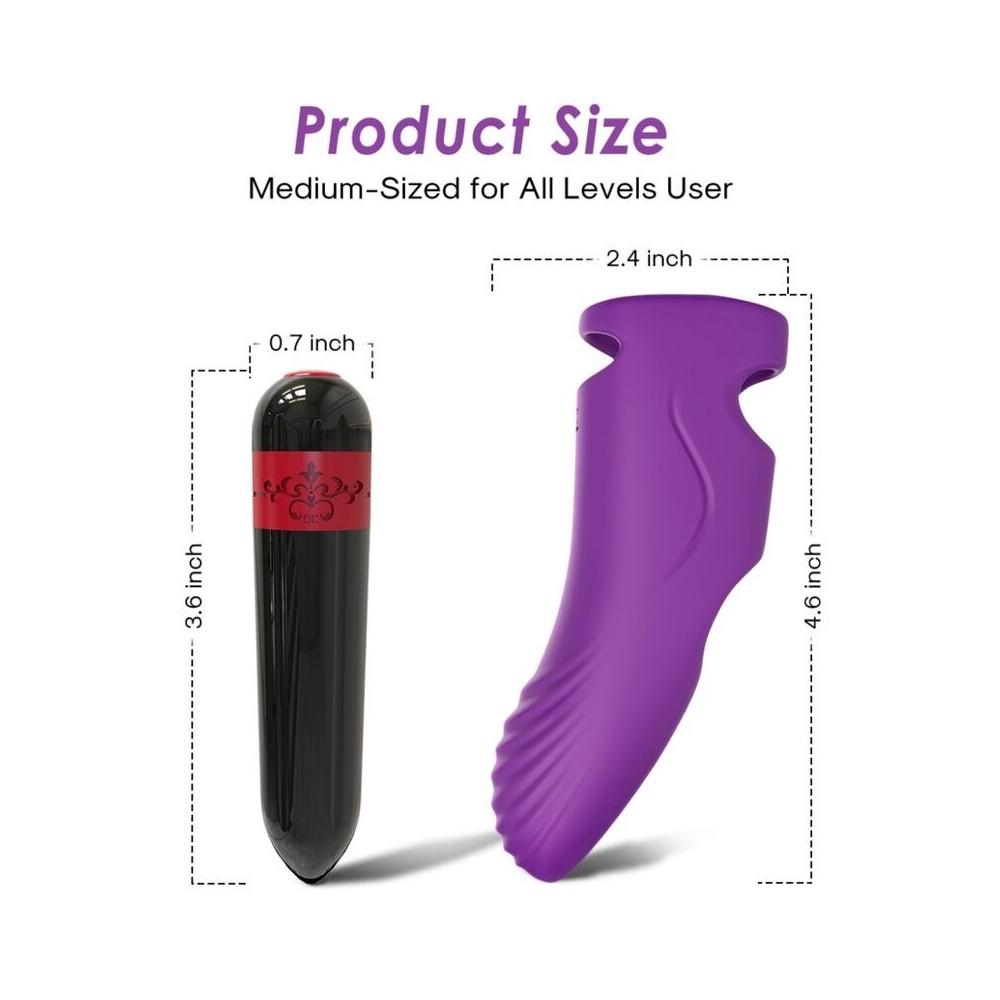 ARMONY - AURORA VIBRADOR DEDO ROXO