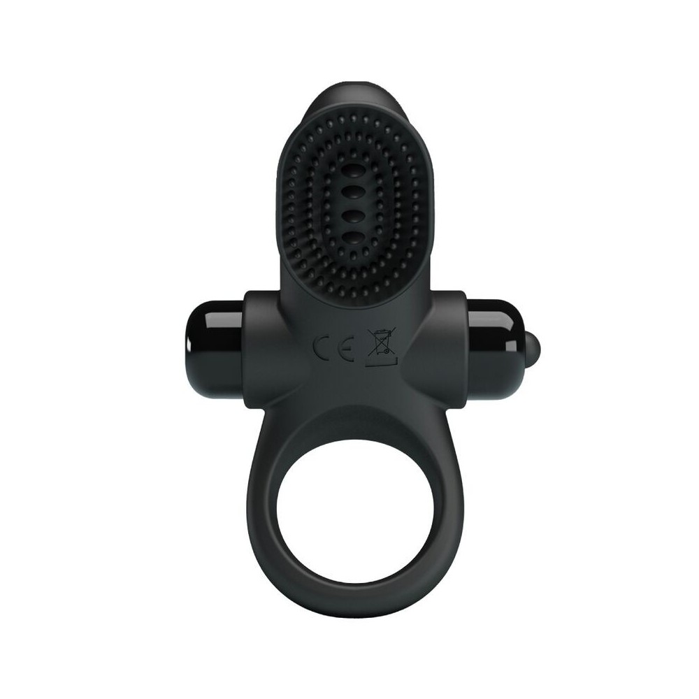PRETTY LOVE - ANEL VIBRADOR II PARA O PÊNIS PRETO