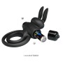PRETTY LOVE - VIBRATOR III RABBIT RING FOR BLACK PENIS