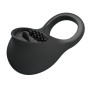 PRETTY LOVE - VIBRATING PENIS RING WITH BLACK TONGUE