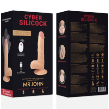 CYBER SILICOCK - CONTROLE REMOTO REALÍSTICO MR JOHN 23.88 CM -O- 4.3 CM