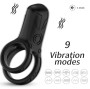 ARMONY - VIBRATORE DOPPIO ANELLO NERO
