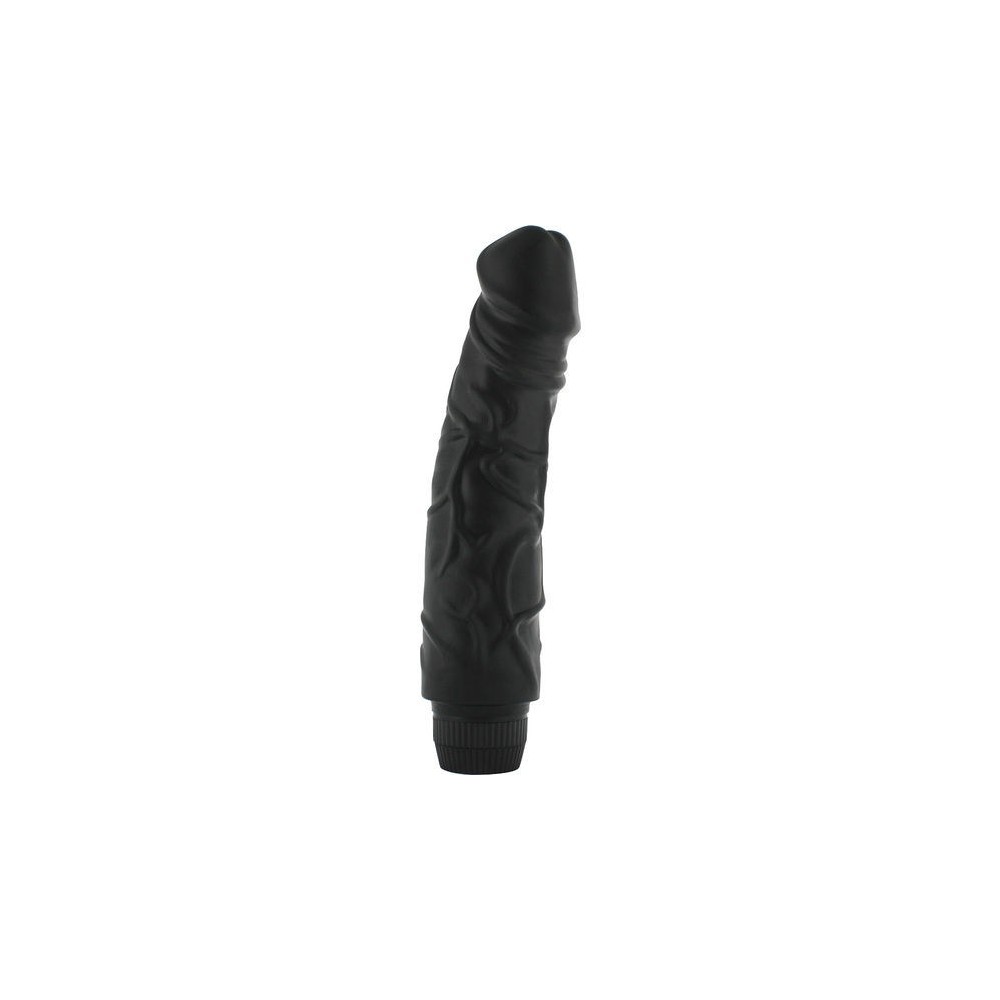 SEVEN CREATIONS - PERFECT PLEASURES BLACK VIBRATOR 22 CM