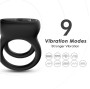 ARMONY - VIBRATORE DOPPIO ANELLO NERO