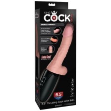 KING COCK - PLUS TRIPLE THREAT LIGHT SKIN TONE