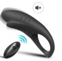 ARMONY - ANNEAU VIBRATEUR SHARK POUR COUPLES TÉLÉCOMMANDE NOIR