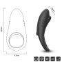 ARMONY - SHARK VIBRATORRING FÜR PAARE FERNBEDIENUNG SCHWARZ