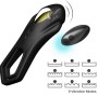 ARMONY - VIBRADOR ROADSTER ANEL DUPLO CONTROLE REMOTO PRETO