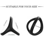 ARMONY - ANELLO TRESOR DOPPIO IN SILICONE NERO