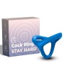 ARMONY - ANELLO TRESOR DOPPIO IN SILICONE BLU