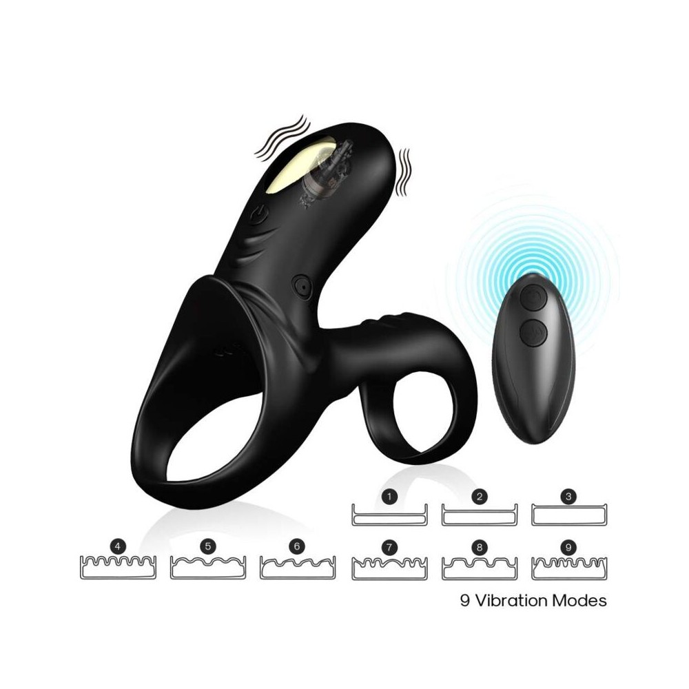 ARMONY - RANGER DOPPELVIBRATORRING FÜR PAARE SCHWARZ