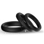 ARMONY - ANELLO TRIPLO IN SILICONE NERO