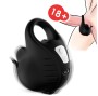 ARMONY - ANEL VIBRADOR COPING CONTROLE REMOTO PRETO