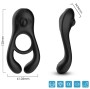 ARMONY - VEYRON DOPPELVIBRATOR-RINGSPIELZEUG FÜR PAARE SCHWARZ