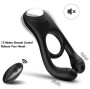 ARMONY - VEYRON DOUBLE VIBRATOR RING TOY FOR COUPLES REMOTE CONTROL BLACK