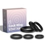 ARMONY - LOCK RINGS SILICONE BLACK