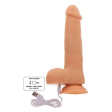 GET REAL - ROTATING BEADS VIBRATING DILDO SKIN