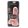 GET REAL - DILDO DE SILICONE 20,5 CM W BOLAS PELE