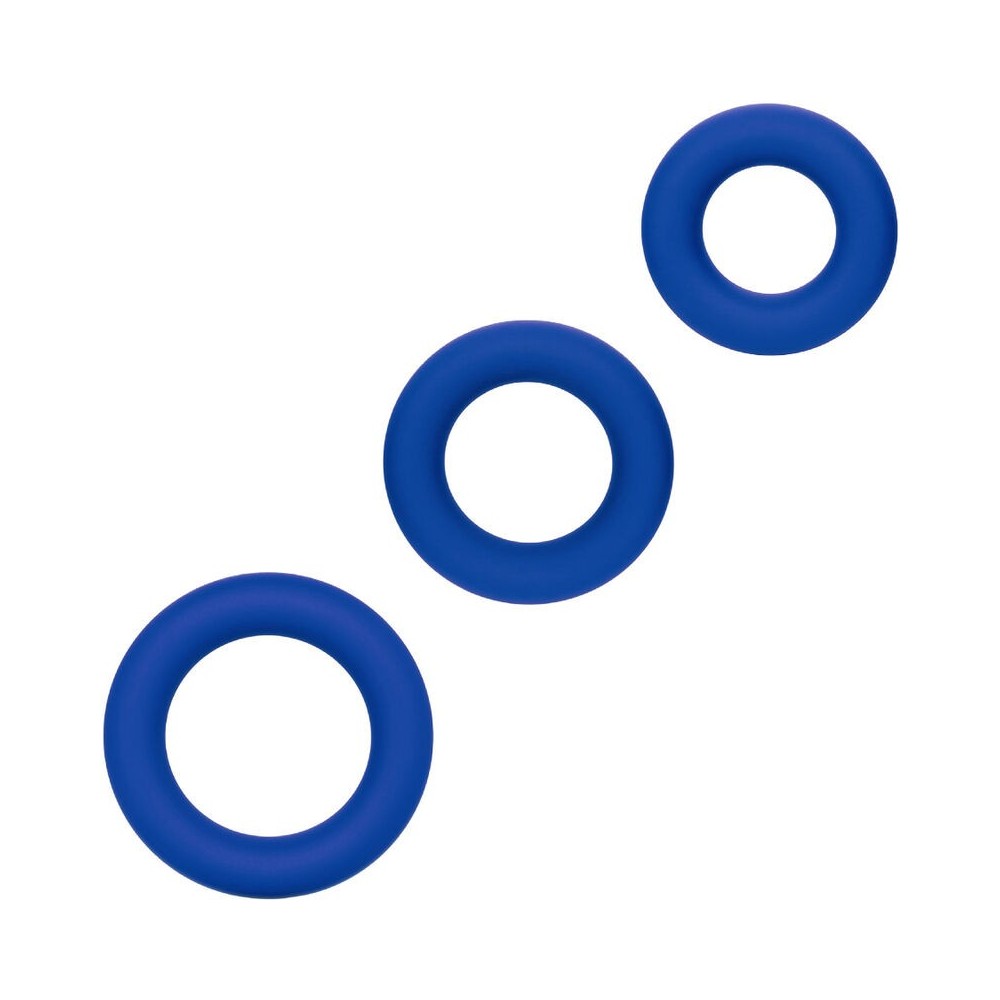 CALEXOTICS - ADMIRAL COCK RING SET BLAU