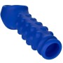 CALEXOTICS - ADMIRAL COPERTURA PER PENE CON PERLINE IN SILICONE LIQUIDO BLU