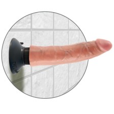 KING COCK - GODE VIBRATEUR 17.78 CM NATUREL