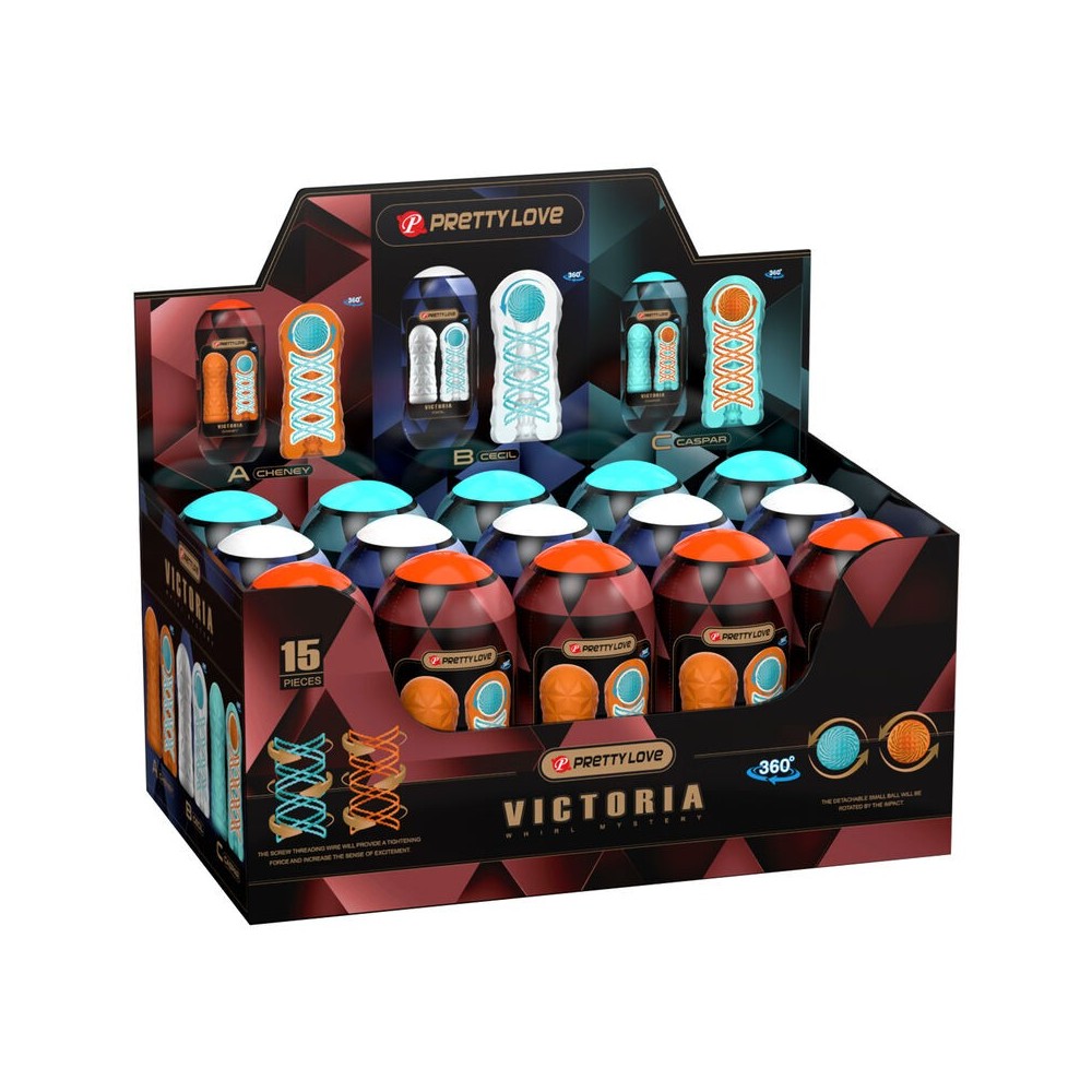 PRETTY LOVE - MASTURBATORE VICTORIA 15 PEZZI