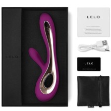 LELO - SORAYA 2 RABBIT DEEP ROSE VIBRATOR