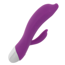 OHMAMA - LEISTUNGSSTARKER VIBRATOR DELPHIN-DESIGN 22 CM