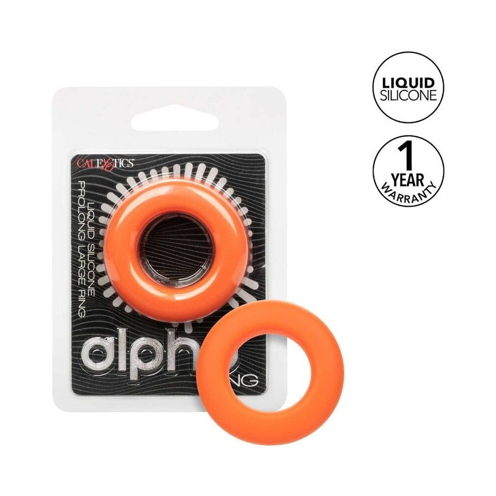 CALEXOTICS - ALPHA PROLONG GRANDE ANEL LARANJA