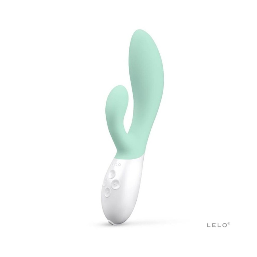 LELO - INA 3 GREEN RABBIT VIBRATOR LUXURY SEAWEED