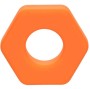 CALEXOTICS - ALPHA PROLONG SEXAGON RING ORANGE