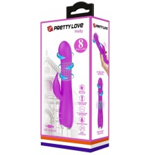 PRETTY LOVE - VIBRADOR OVE MOLLY COM ROTAO RECARREGVEL