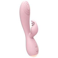 NALONE - MAGIC STICK VIBRATOR WITH RABBIT - LIGHT PINK