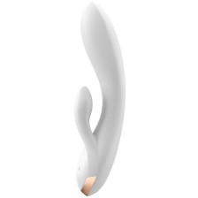 SATISFYER - DOUBLE FLEX VIBRATOR APP WEISS