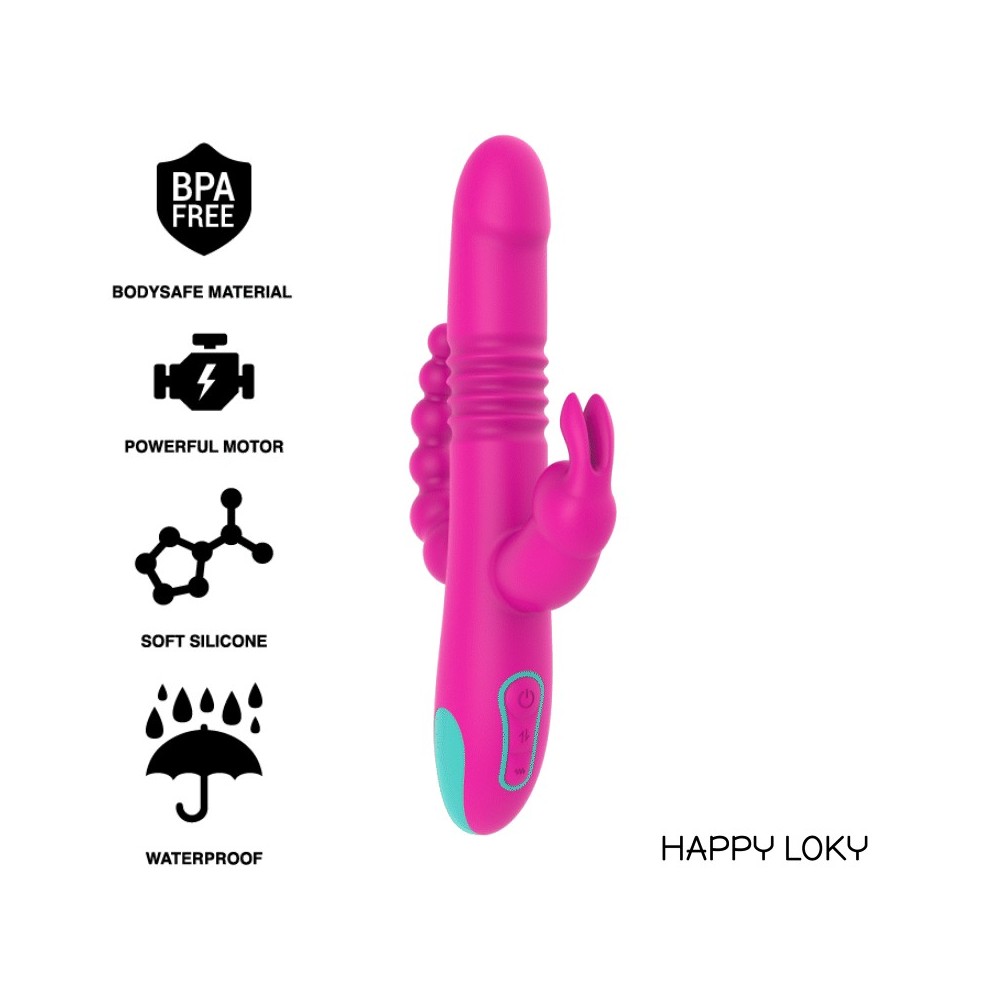 HAPPY LOKY - DONALD DREIFACHE STIMULATION: ANAL, G-SPOT & KLITORALE WATCHME WIRELESS-TECHNOLOGIE KOMPATIBEL