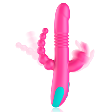 HAPPY LOKY - TRIPLA STIMOLAZIONE DONALD: COMPATIBILE CON LA TECNOLOGIA WIRELESS ANALE, G-SPOT E CLITORIDEA WATCHME