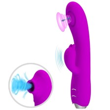 PRETTY LOVE - REGINA RECHARGEABLE VIBRATOR-SUCKER PURPLE