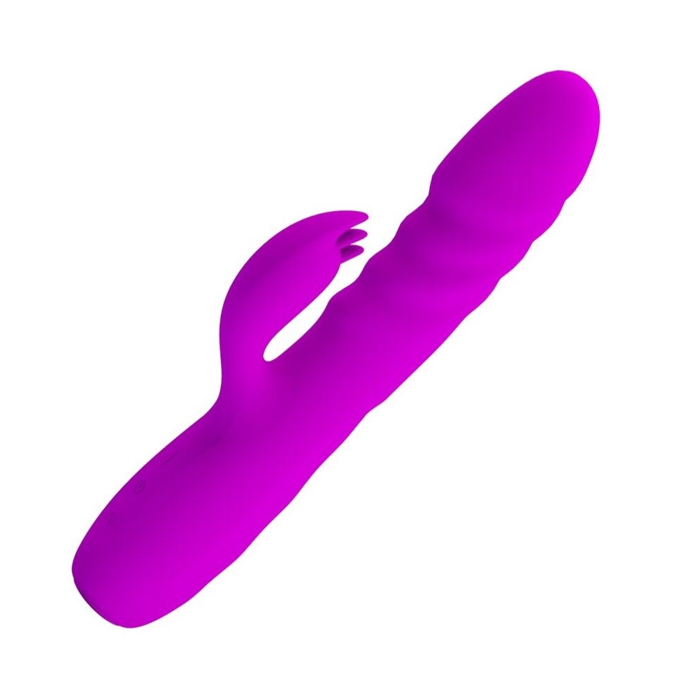 PRETTY LOVE - MELANIE PURPLE RECHARGEABLE RABBIT VIBRATOR