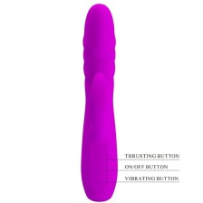 PRETTY LOVE - MELANIE PURPLE RECHARGEABLE RABBIT VIBRATOR